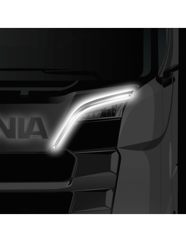 Ciglia dinamiche Scania S/R/G New Generation - acciaio retroilluminato per camion