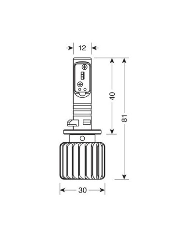 10/30V Halo Led Serie 1 - (H1) - 12W - P14,5s - 1 pz - D/Blister