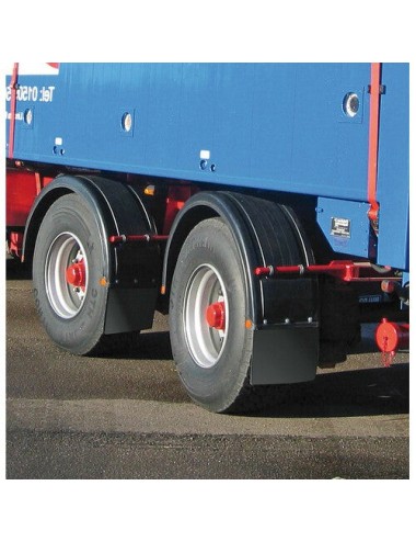 Coppia paraspruzzi in PVC omologati per camion - 35 cm