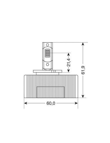 12-24V Lampade a Led per conversione fari Xenon - (D5S) - 35W - 2 pz - Scatola