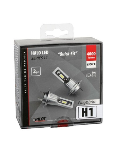 12/24V Halo Led Serie 11 Quick-Fit - (H1) - 15W - P14,5s - 2 pz - Scatola