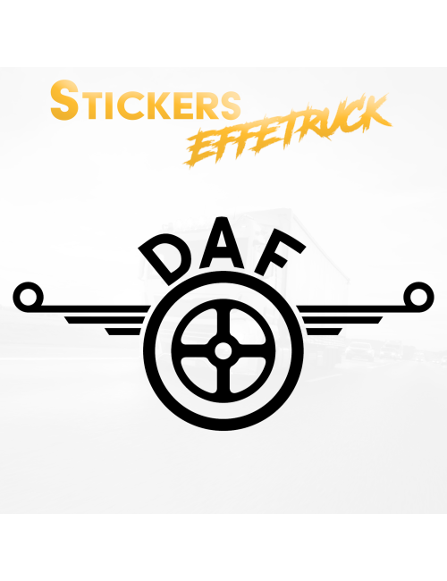 DAF LOGO CLASSIC - Adesivo prespaziato Personalizzato