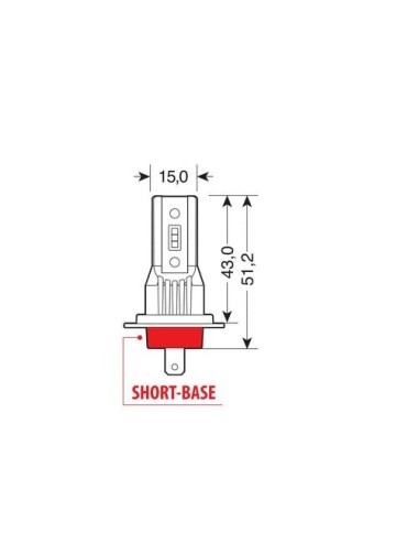 12/24V Halo Led Serie 11 Quick-Fit - (H7) - 15W - PX26d - 2 pz - Scatola