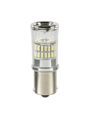 12/28V Led Series - 48 SMD x 1 chip - (P21W) - BA15s - 1 pz - D/Blister - Bianco - Doppia polarità