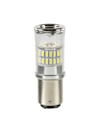 12/28V Mega-Led 48 - 48 SMD x 1 chip - (P21/5W) - BAY15d - 1 pz - D/Blister - Bianco