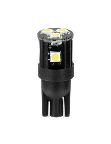 12/32V Mega-Led 7 - 7 Smd x 1 chip - (T10) - W2,1x9,5d - 2 pz - D/Blister - Bianco - Doppia polarità