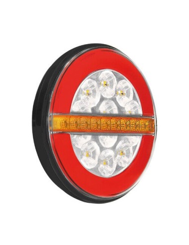 Dynamic O-Led, Fanale retromarcia, 3 funzioni, 12/24V - Destro/Sinistro