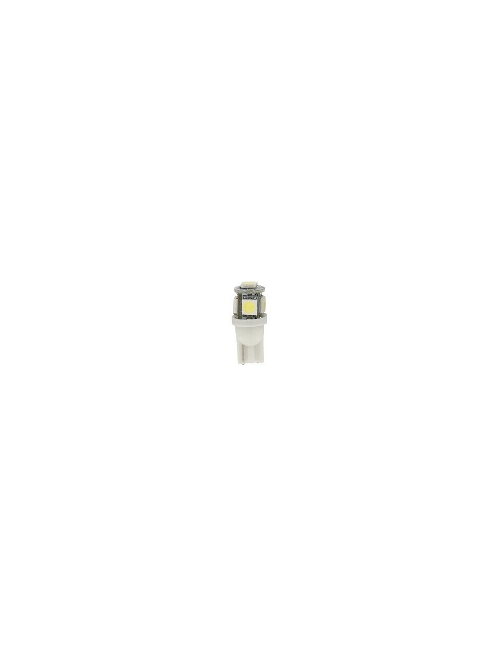 24/28V Hyper-Led 15 - 5 SMD x 3 chips - (T10) - W2,1x9,5d - 20 pz - Busta - Bianco - Doppia polarità