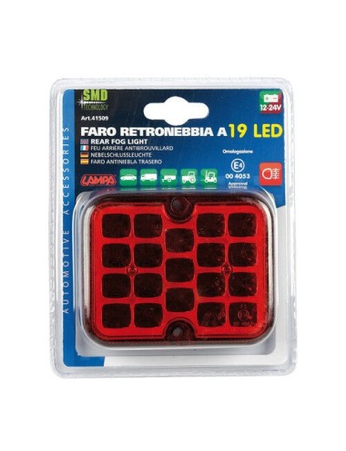 Faro retronebbia a Led, 12/24V