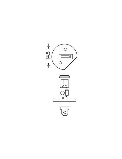 24/28V Hyper-Led 39 - 13 SMD x 3 chips - (H1) - P14,5s - 1 pz - D/Blister - Bianco