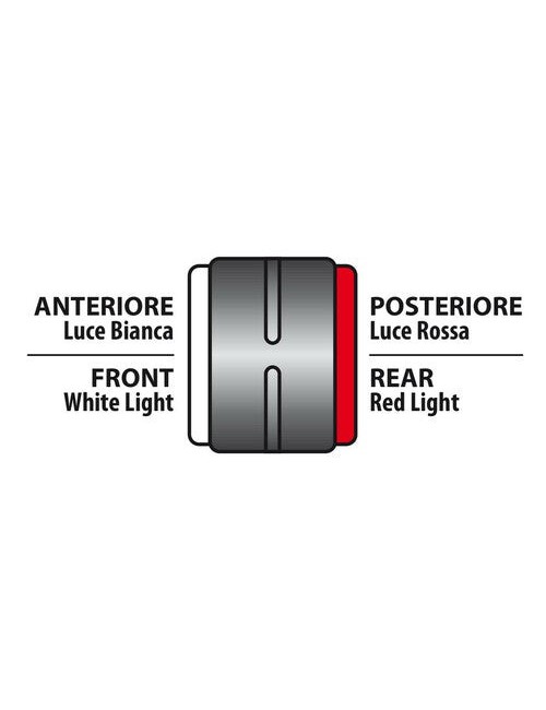 Ilumia, luce perimetrale a 2 Led, 24V - Diritta corta - Universale