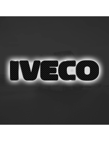 Iveco carbon look - Scritta iveco retroilluminato