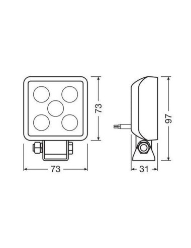 LEDriving Cube VX70-WD - 12/24V