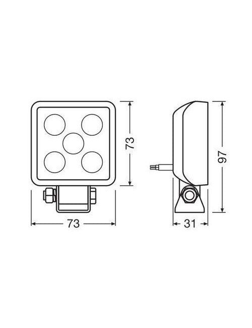 LEDriving Cube VX70-WD - 12/24V