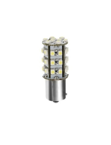 24/28V Led Series - 39 SMD x 1 chips - (P21W) - BA15s - 1 pz - D/Blister - Bianco - Doppia polarità