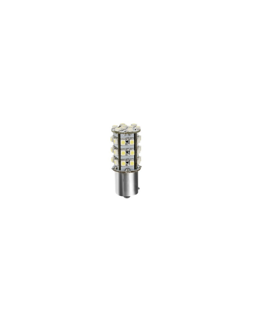 24/28V Led Series - 39 SMD x 1 chips - (P21W) - BA15s - 1 pz - D/Blister - Bianco - Doppia polarità