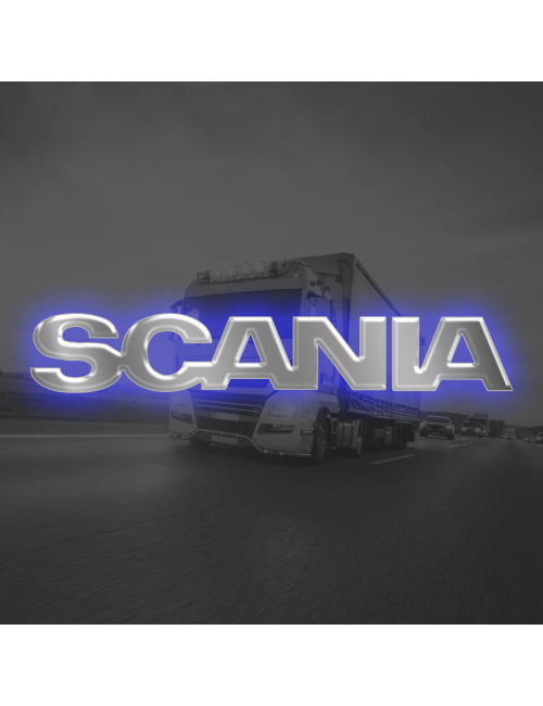 Logo retroilluminato Compatibile con Scania - Scritta bombata