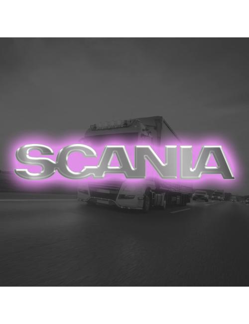 Logo retroilluminato Compatibile con Scania - Scritta bombata