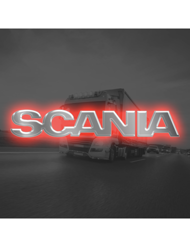 Logo retroilluminato Compatibile con Scania - Scritta bombata