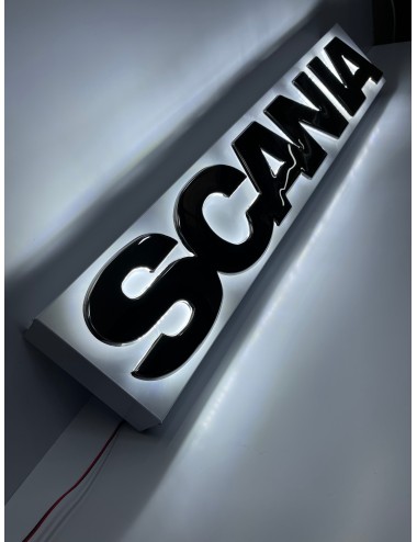 Logo retroilluminato Compatibile con Scania - Scritta bombata