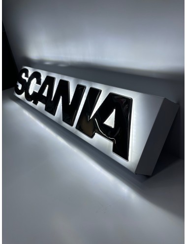 Logo retroilluminato Compatibile con Scania - Scritta bombata