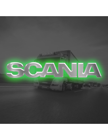 Logo retroilluminato Compatibile con Scania - Scritta Bombata