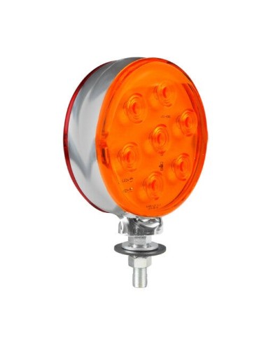 Loki-Led, luce ingombro 14 Led, doppia funzione, 12/24V - Rosso/Arancio