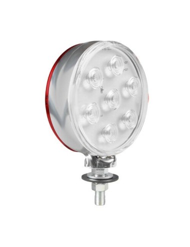 Loki-Led, luce ingombro 14 Led, doppia funzione, 12/24V - Rosso/Bianco