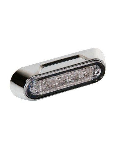 Luce a 4 led, montaggio superficie, 12/24V