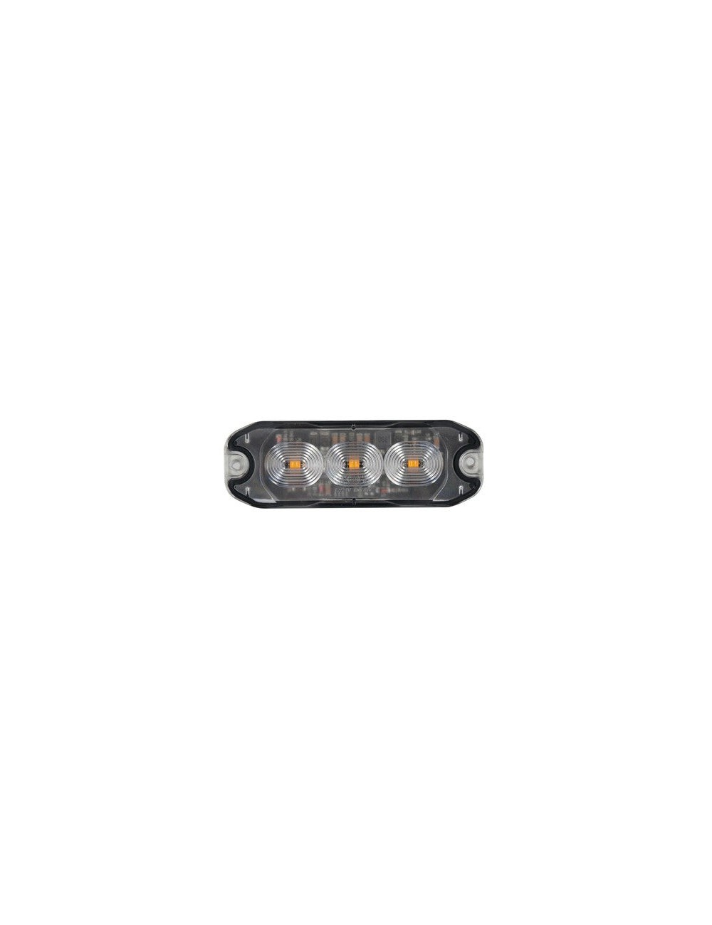 Luce di segnalazione multifunzione a 3 Led, 12/24V - 88x30 mm - Arancio