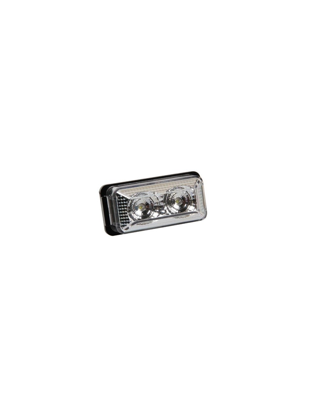 Luce ingombro a 2 Led, 24V - Bianco