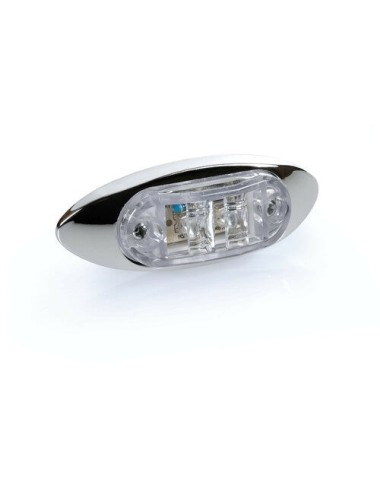 Luce ingombro a 2 Led, 24V - Bianco