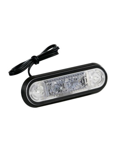 Luce ingombro a 3 Led, montaggio ad incasso, 9/32V