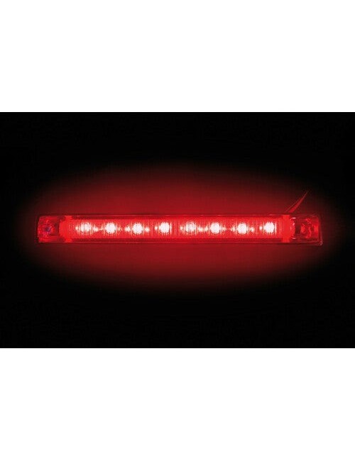 Luce ingombro a 8 led, 12/24V - Rosso