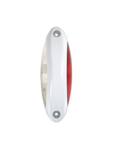 Luce supplementare a 4 Led bianco/rosso, 9/32V