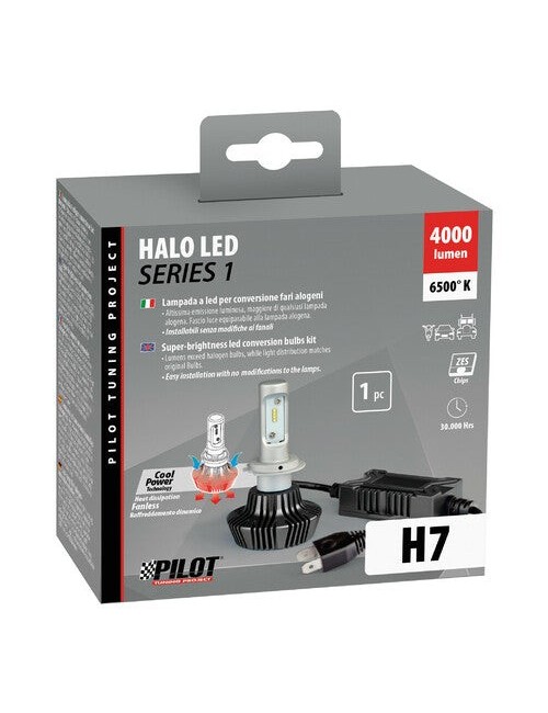 10/30V Halo Led Serie 1 - (H7) - 25W - PX26d - 1 pz - Scatola