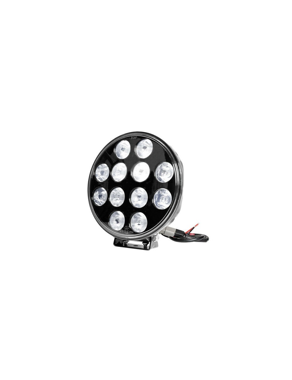 Orion, proiettore supplementare a 12 Led - 9/36V - Ø 215 mm - Nero