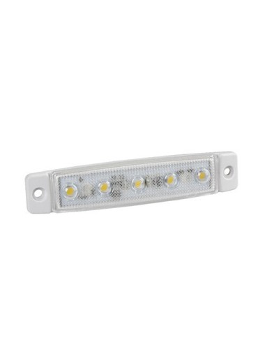 Pagg Aspöck, luce ingombro a 5 Led, montaggio in superficie, 12/24V