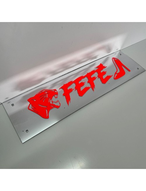 Plexy - fluo - tabella personalizzata per camion