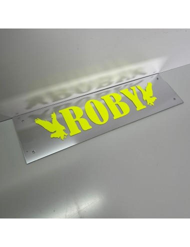 Plexy - fluo - tabella personalizzata per camion