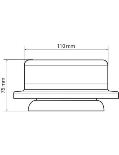 RL-13, luce di segnalazione a Led, 9/32V