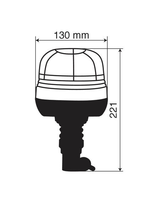 RL-9, luce di segnalazione a Led, 12/24V