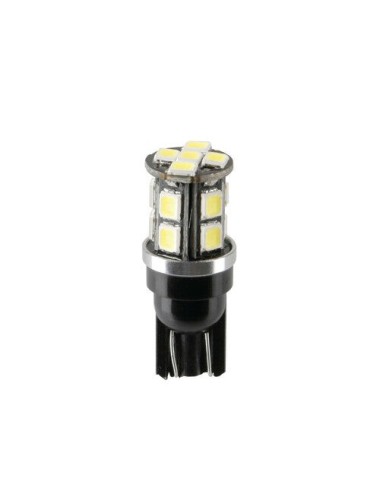 9/30V Led series - 15 Led SMD - (T10) - W2,1x9,5d - 2 pz - Scatola - Bianco - Doppia polarità