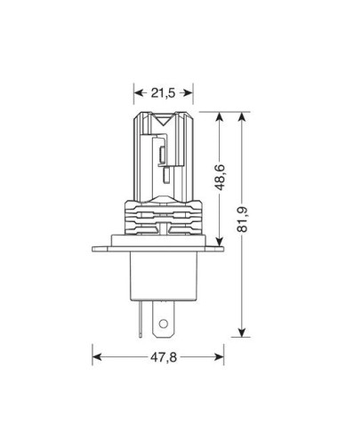 9/32V Halo Led Serie 10 Halo Killer - (H4) - 20W - P43t - 2 pz - Scatola