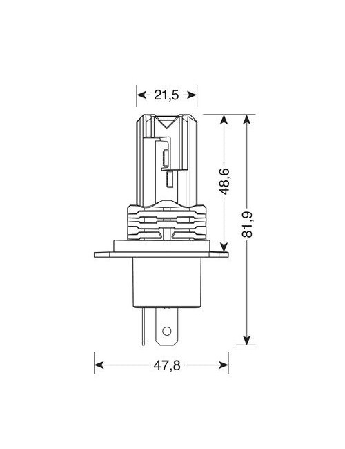 9/32V Halo Led Serie 10 Halo Killer - (H4) - 20W - P43t - 2 pz - Scatola