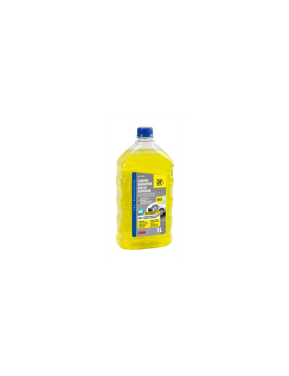 Superior-Giallo G12+, liquido antigelo radiatore (-20°C) - 1 L/5 L/20 L