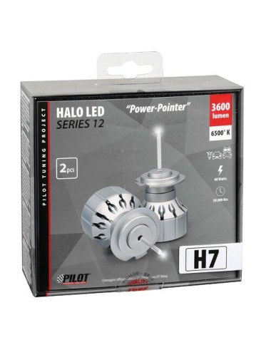 9/32V Halo Led Serie 12 Power-Pointer - (H7) - 40W - PX26d - 2 pz - Scatola