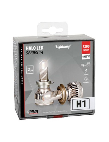 9/32V Halo Led Serie 14 Lightning - (H1) - 45W - P14,5s - 2 pz - Scatola