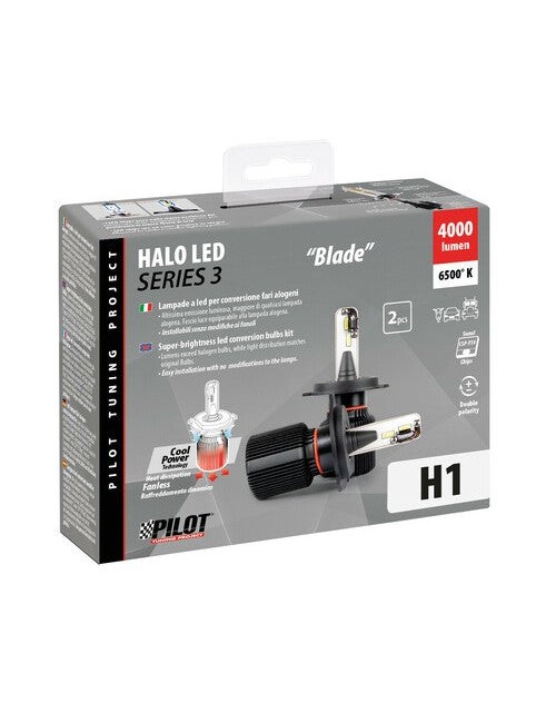 9/32V Halo Led Serie 3 Blade - (H1) - 16W - P14,5s - 2 pz - Scatola