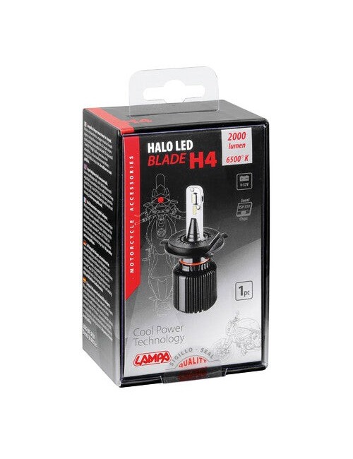 9/32V Halo Led Serie 3 Blade - (H4) - 20W - P43t - 1 pz - Scatola